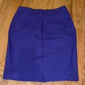 J crew | the pencil skirt size 8 purple
